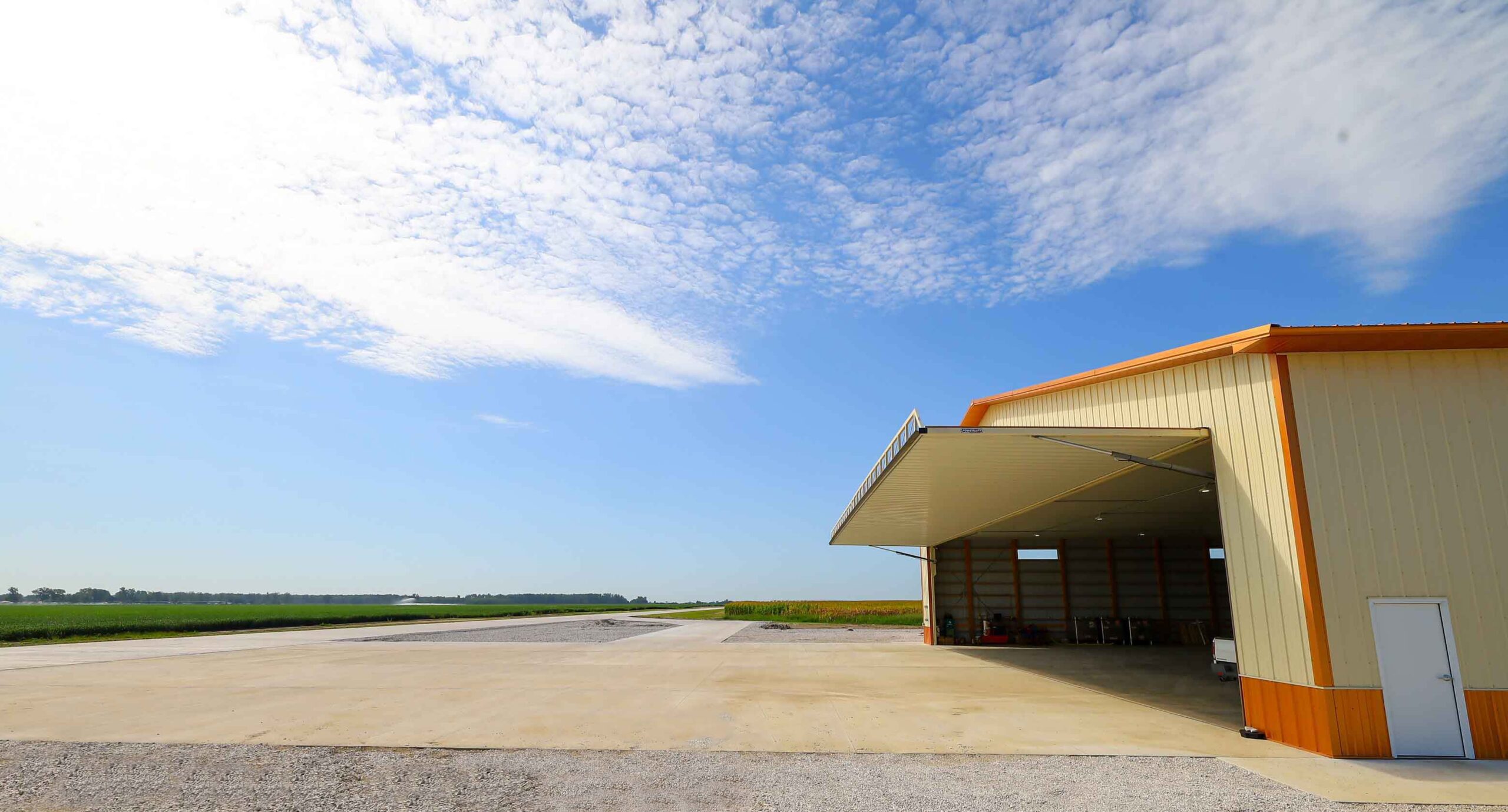 First Hangar On New Field