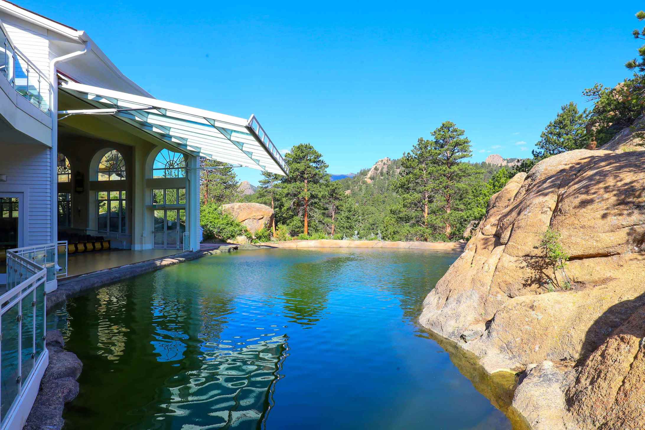 Glass Wall, Mountain Views