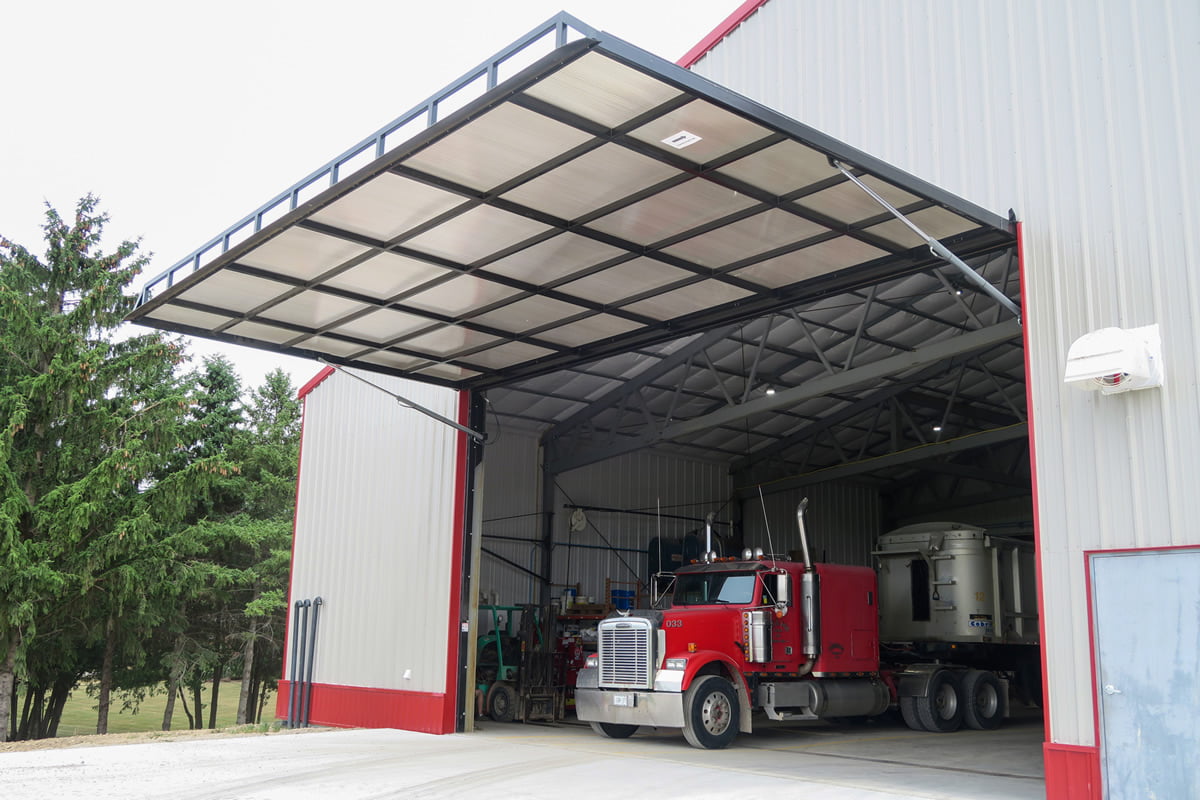 Light Comes Into Machine Shed